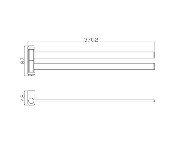 полотенцедержатель WONZON & WOGHAND ECLIPSE